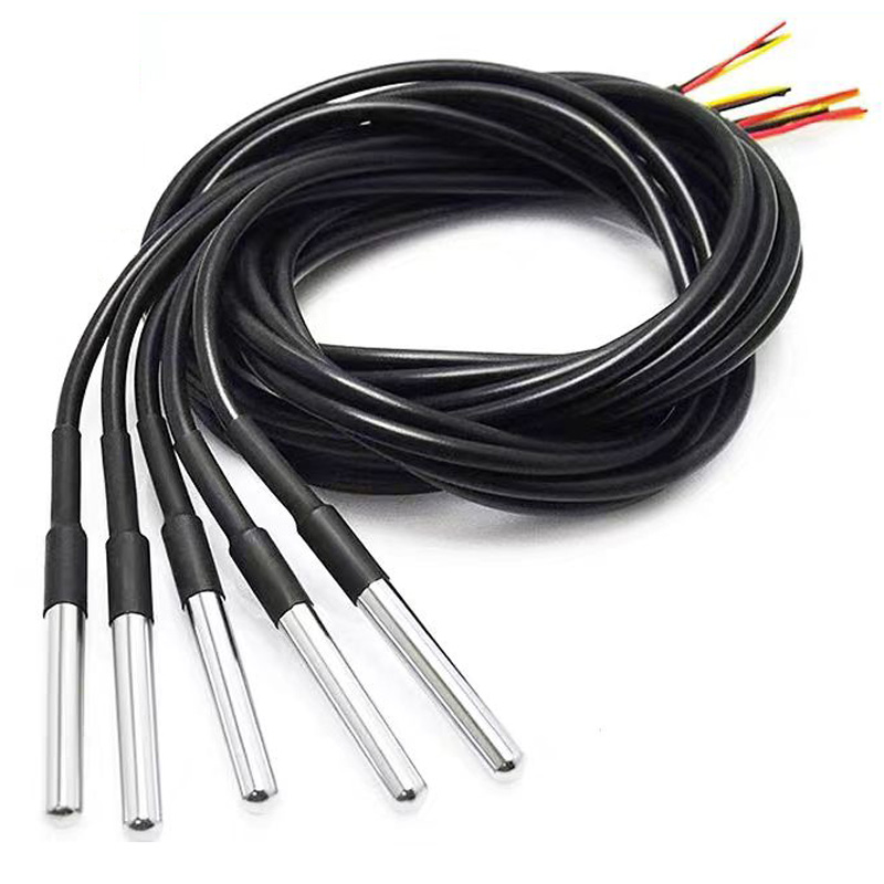 Ds18B20 Temperature Sensor - ステンレス鋼パッケージ防水 DS18b20 温度プローブセンサー 18B20 (1 メートル