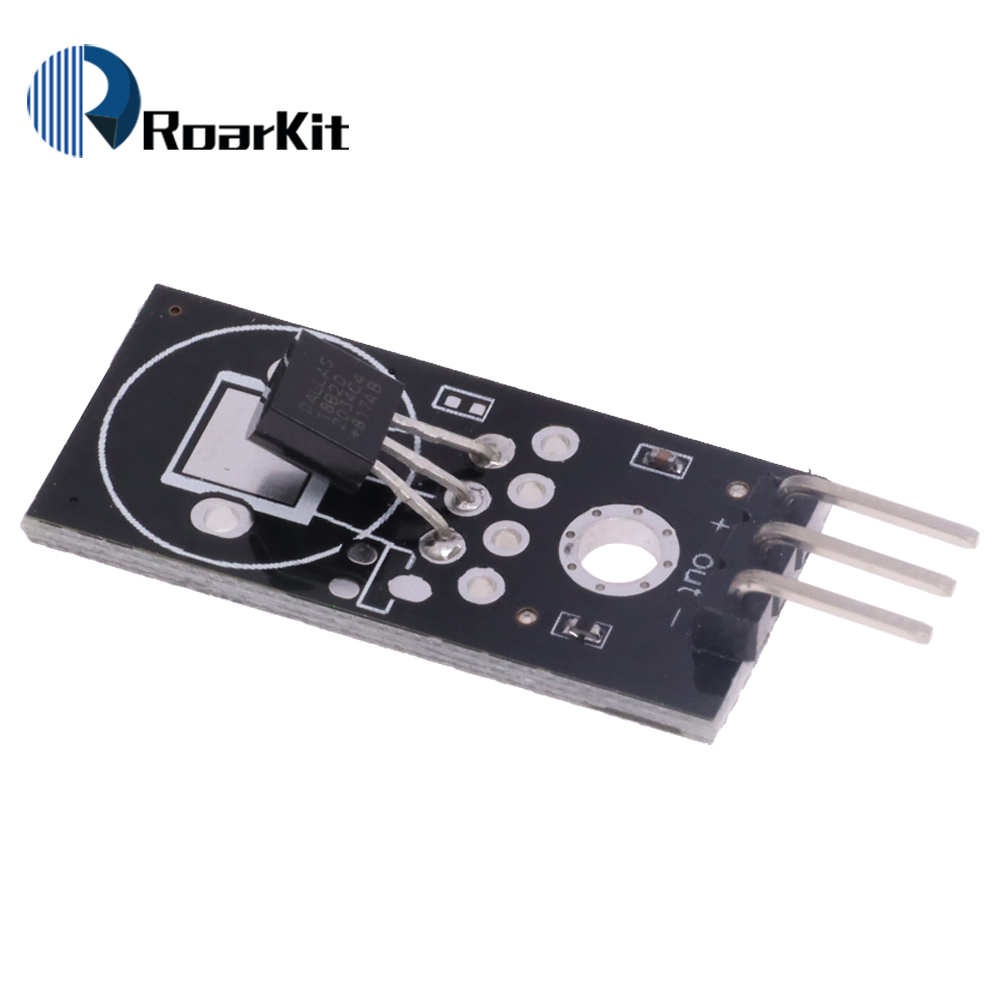 Ds18B20 Temperature Sensor - 18b20 ds18b20デジタル出力温度測定モジュール,arduino用検出センサー,arduino用,5vデュポンワイヤー