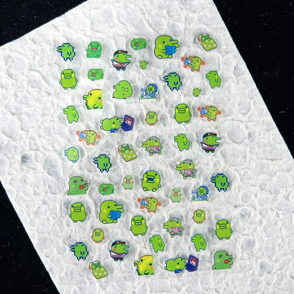 Diy Electronics Case - かわいいゲーム進化電子ペットステッカーネイルアートかわいい動物防水 Diy 電話ケース Loptop 水筒ステッカーギフト