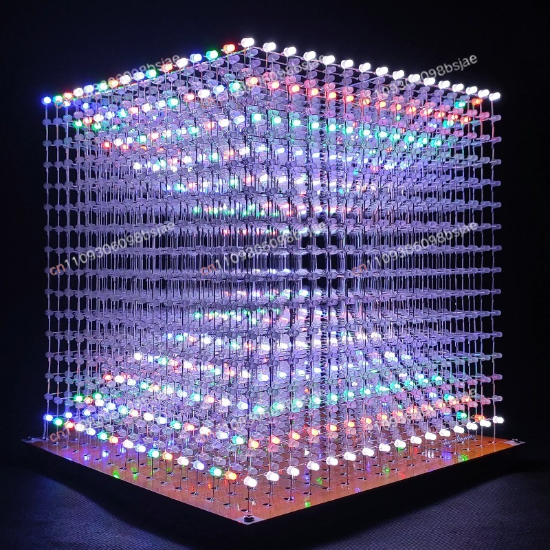 Diy Electronics Kits - 3D16MINI ライトキューブキット 16X16X16 電子 DIY 製作パーツ