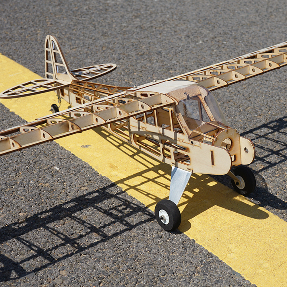 Diy Electronics India - RealHawk J3 Cub 1010mm バルサウッド RC