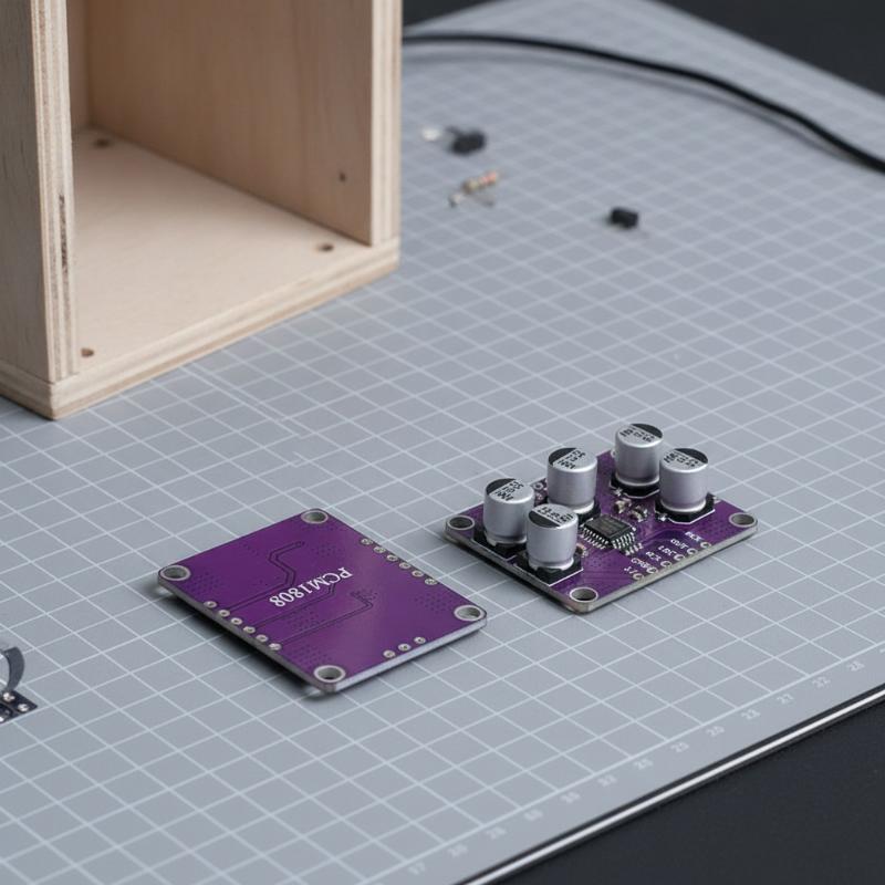 Diy Electronics Components Kit - 新製品 24ビット PCM1808 ステレオ ADC モジュール