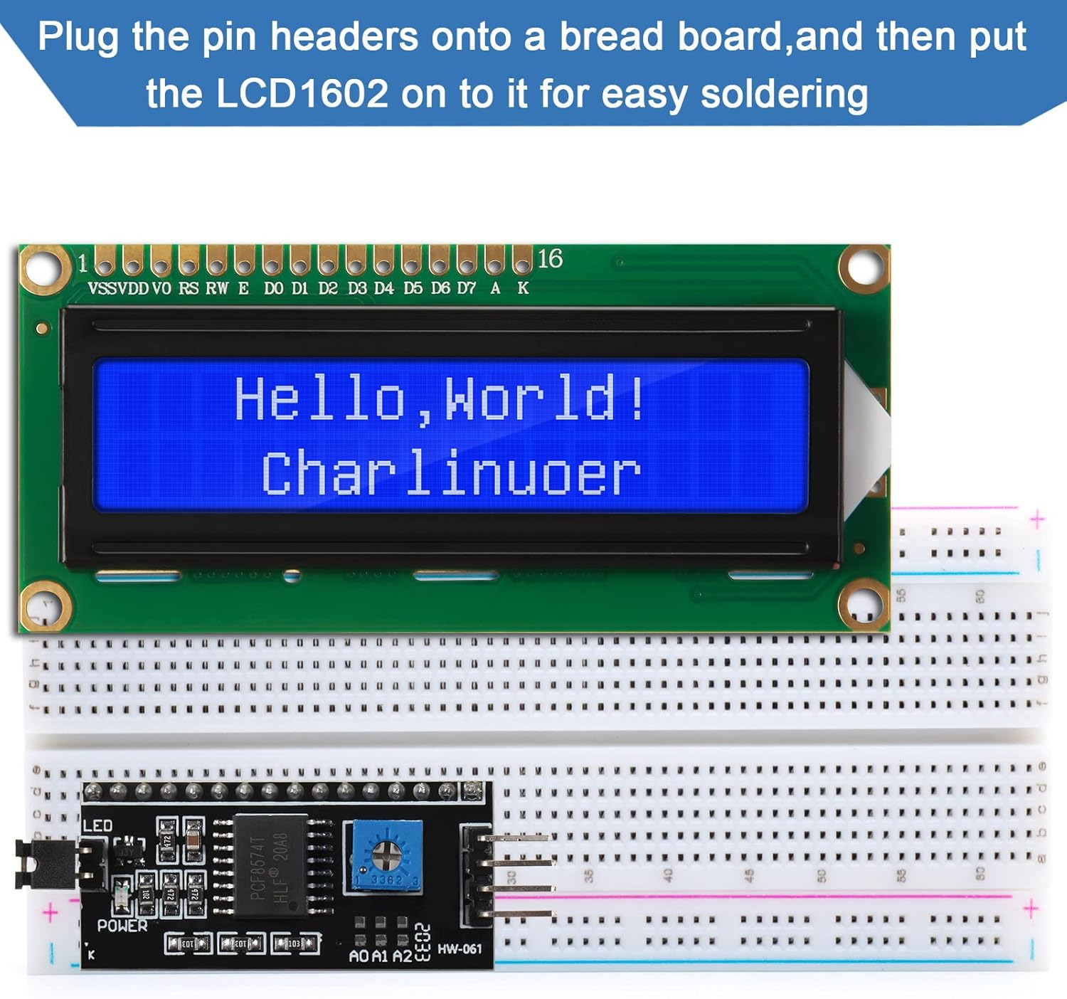 I2C Lcd Display - 1セット 1602 LCD 20*4 ブルースクリーン I2C
