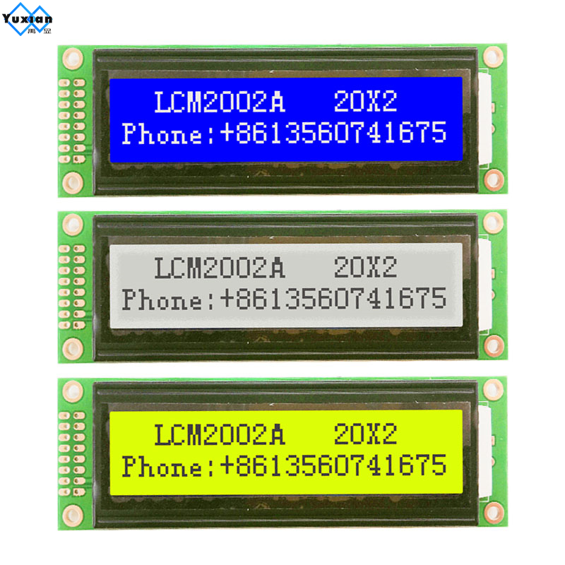 I2C Lcd Display - Lmb202d、wh2002、tc2002a、ac202a、20x2、i2c、2002aと互換性のあるLCDディスプレイモジュール