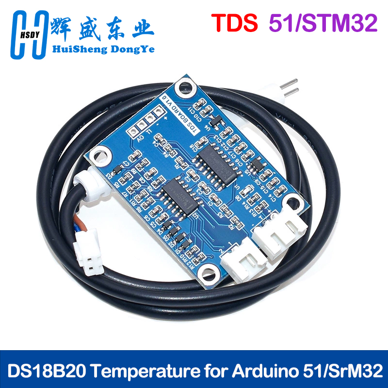Ds18B20 Temperature Sensor - TDS センサーモジュール溶存固体アナログ信号可溶性固体水質検出 DS18B20 温度 Arduino 51/STM32