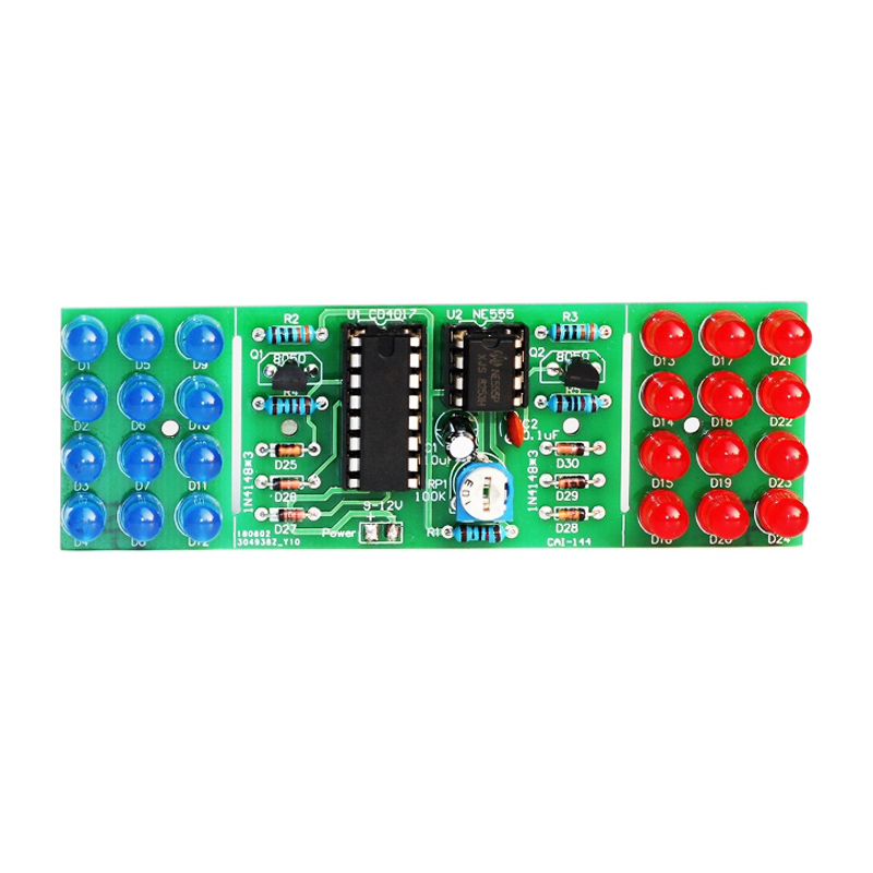 IC LED 赤青ダブルカラー点滅ライト DIY キットスト - Diy Electronics Learning Kit のレビューと価格