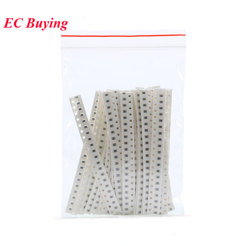 800個 1206 SMD抵抗器キット アソートキット 1% - Diy Electronics Components Kit のレビューと価格