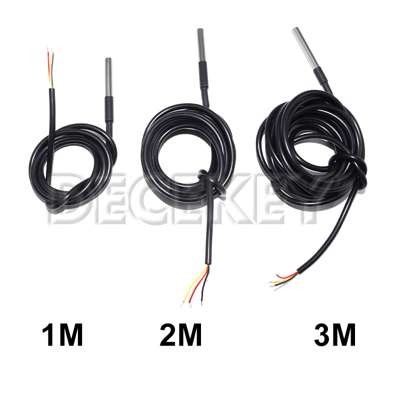ステンレス鋼防水 DS18b20 1/2/3 メートルスレッ - Ds18B20 Temperature Sensor のレビューと価格