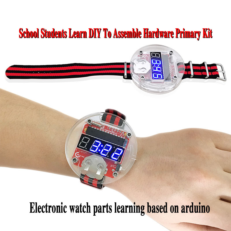 電子時計部品学習ハードウェアアセンブリをベースにしたシングル - Diy Electronics Kits のレビューと価格
