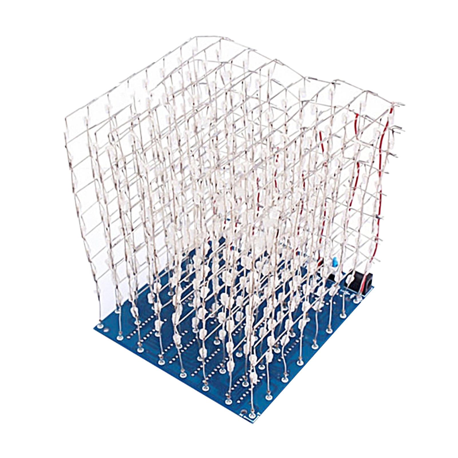 電子機器8層ダイナミック3d 8x8x8,便利なはんだ付け学 - Diy Electronics Learning Kit のレビューと価格