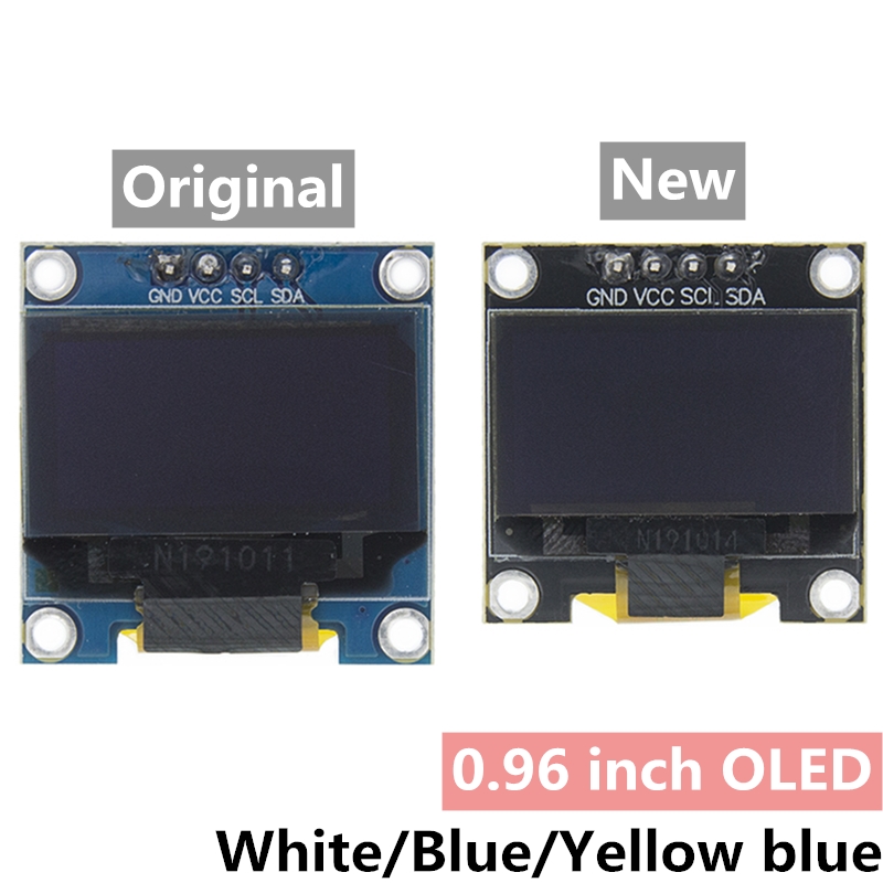0.96 インチ IIC シリアル 4 ピン白/青/黄青/黄 - I2C Lcd Display のレビューと価格