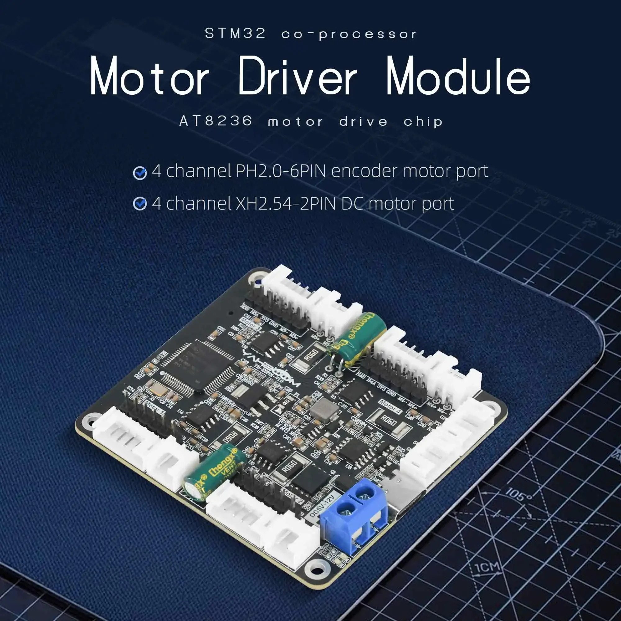 Yahboom 4チャンネルエンコーダモータードライバーモジ - Diy Electronics Projects のレビューと価格