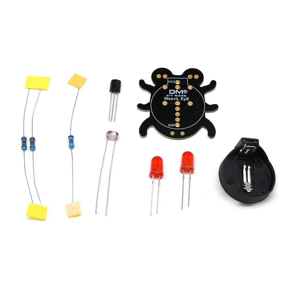 LED電子工作DIYはんだ付けキット。カブトムシ型の多色SM - Diy Electronics Components Kit のレビューと価格