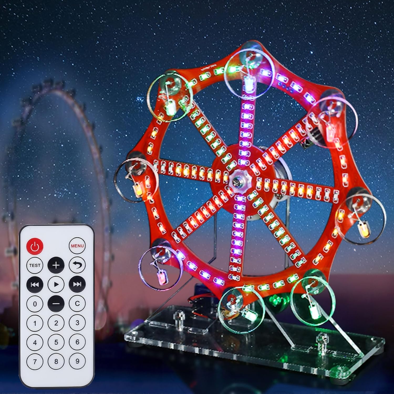 調光可能な電子キット,10種類のフラッシュモード,扇形,回転 - Diy Electronics India のレビューと価格