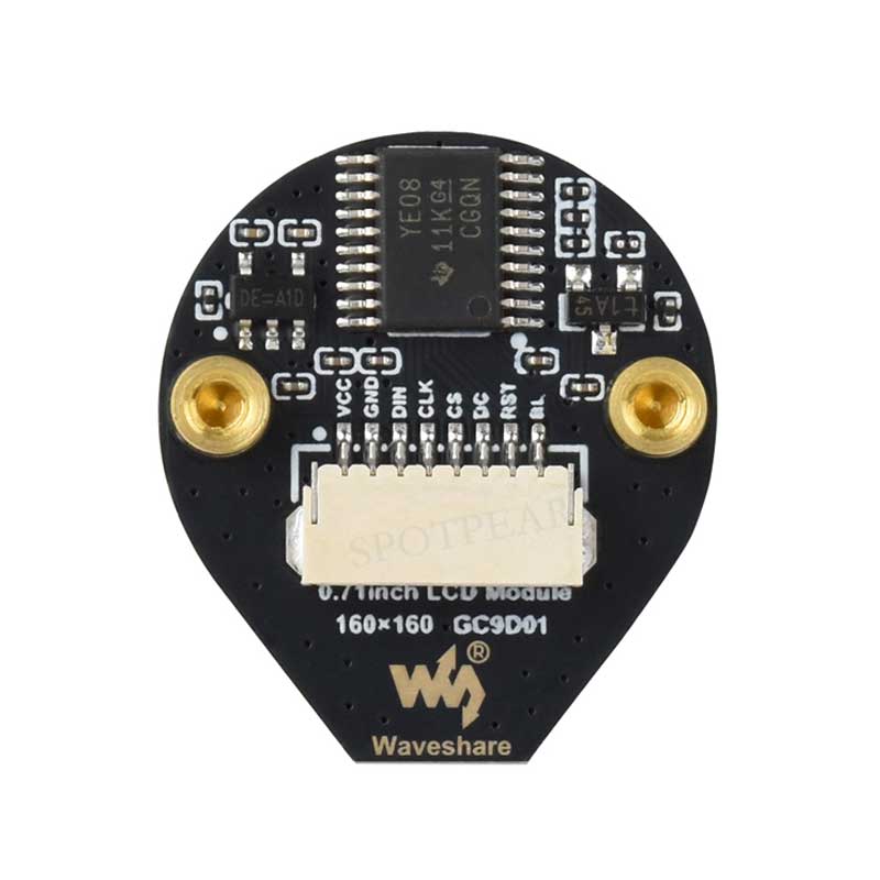 Waveshare-ダブルアイラウンドLCDディスプレイモジ - Diy Electronics Kits のレビューと価格