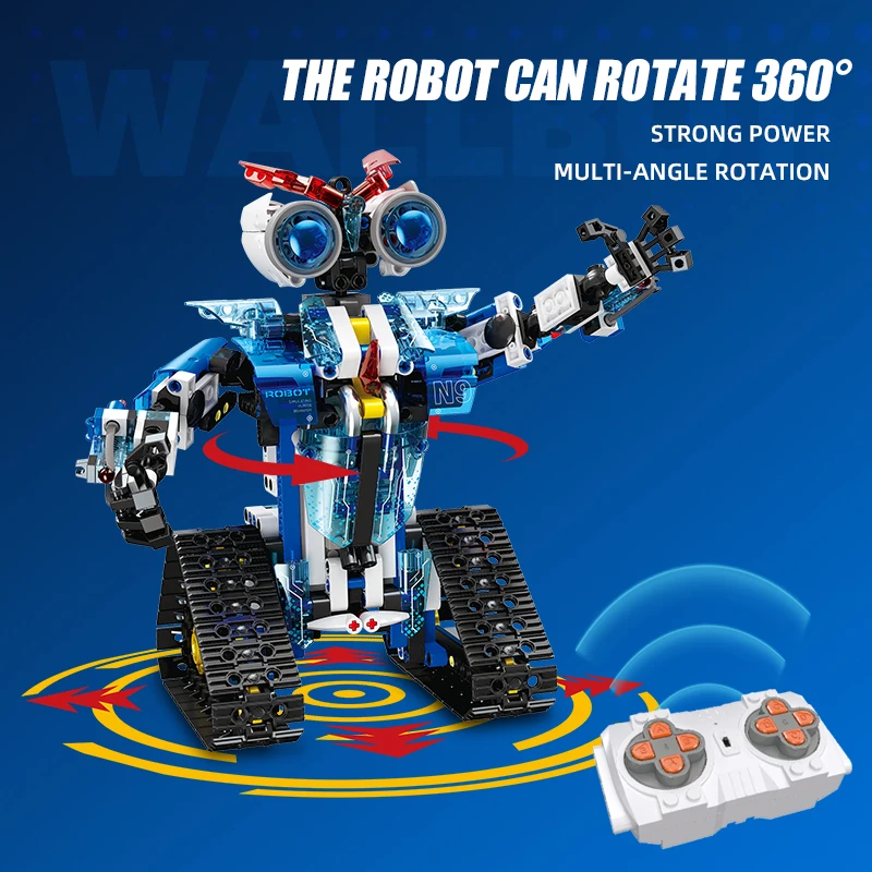 476ピース ミニロボット 組み立てブロックセット 創造的な - Diy Electronics India のレビューと価格
