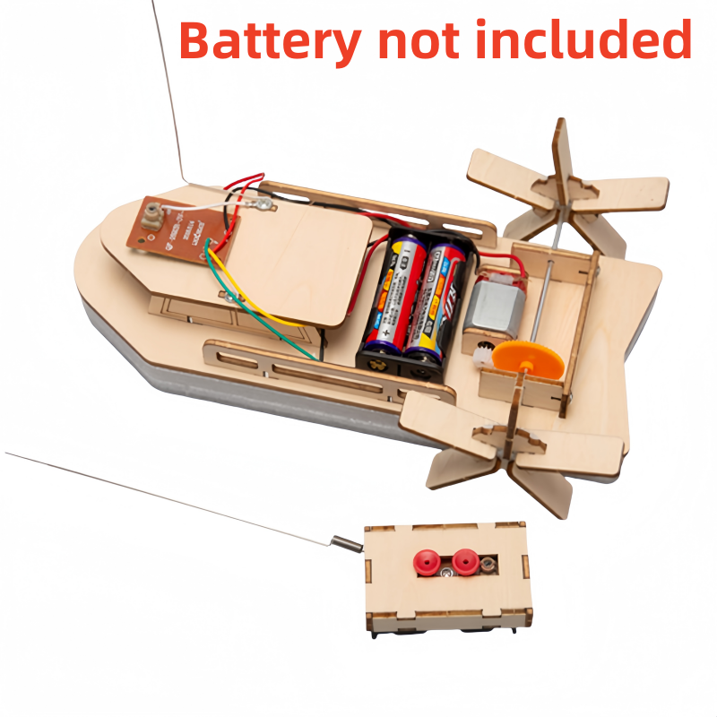 DIY リモコンボートおもちゃ木製 RC ボート電子子供手作 - Diy Boat Electronics のレビューと価格