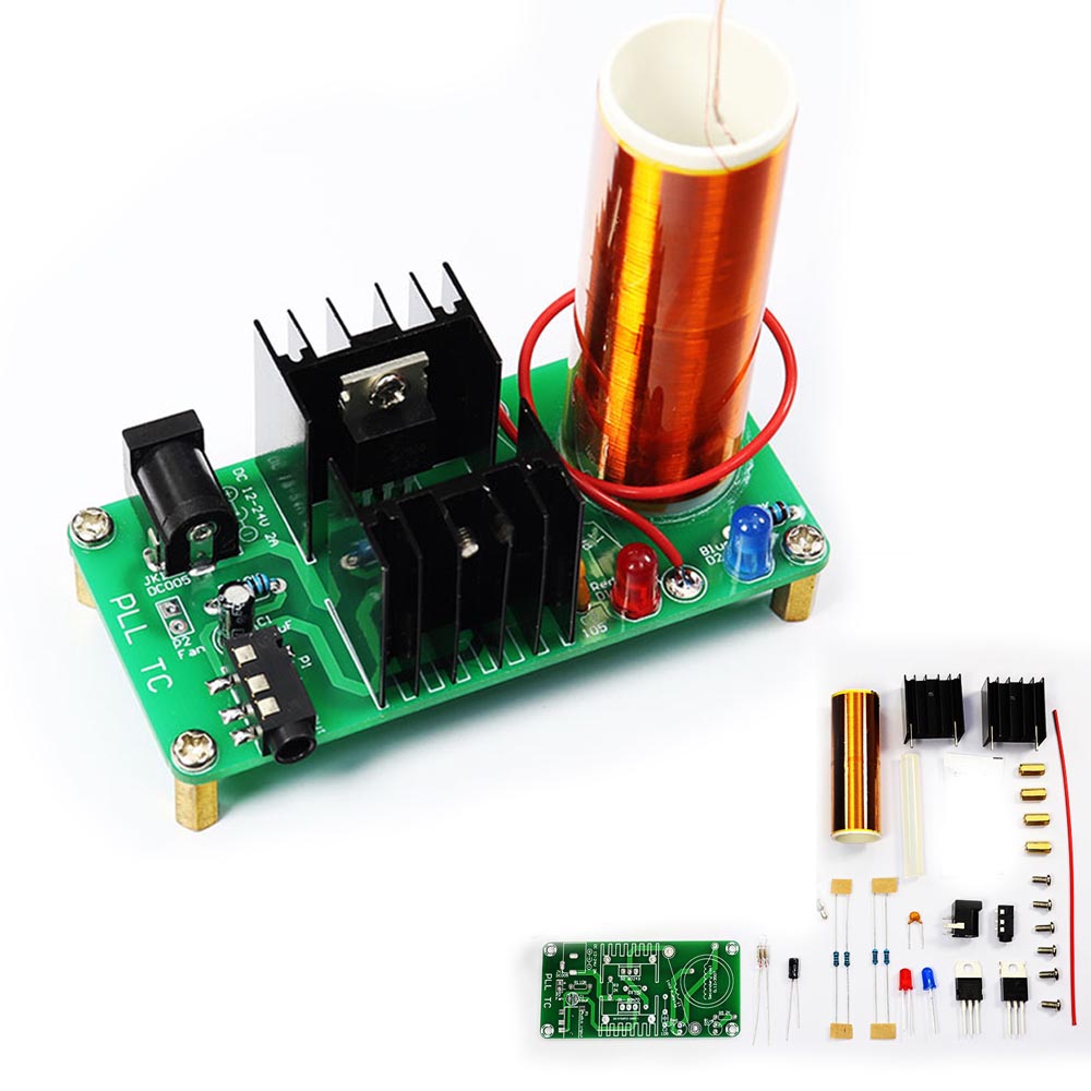 DIY電子テスラコイルキット 18V 2A 3.5mmオーデ - Diy Electronics Projects のレビューと価格