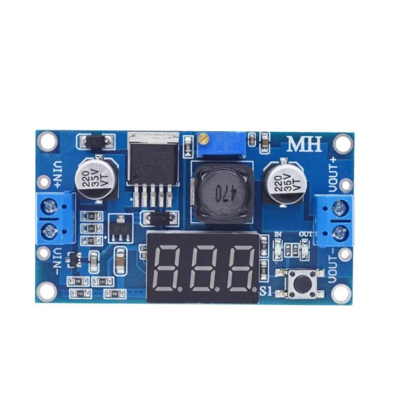 LM2596電源モジュール ディスプレイ付き 3A 2.5- - Diy Electronics のレビューと価格