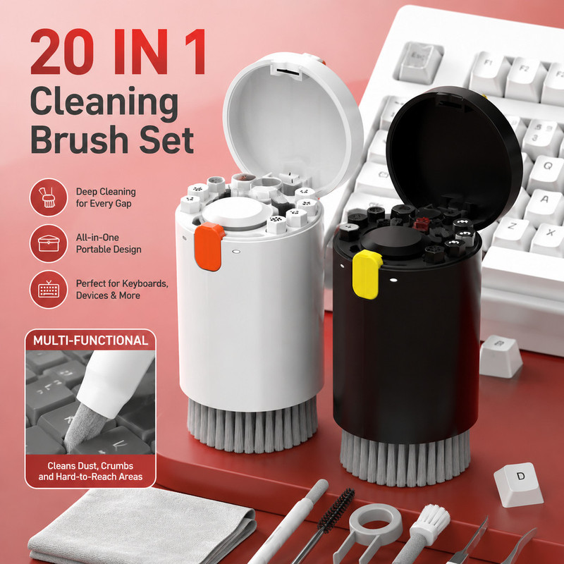 即納可能 20-in-1 キーボードクリーニングキット プロ - Diy Electronics For Home のレビューと価格