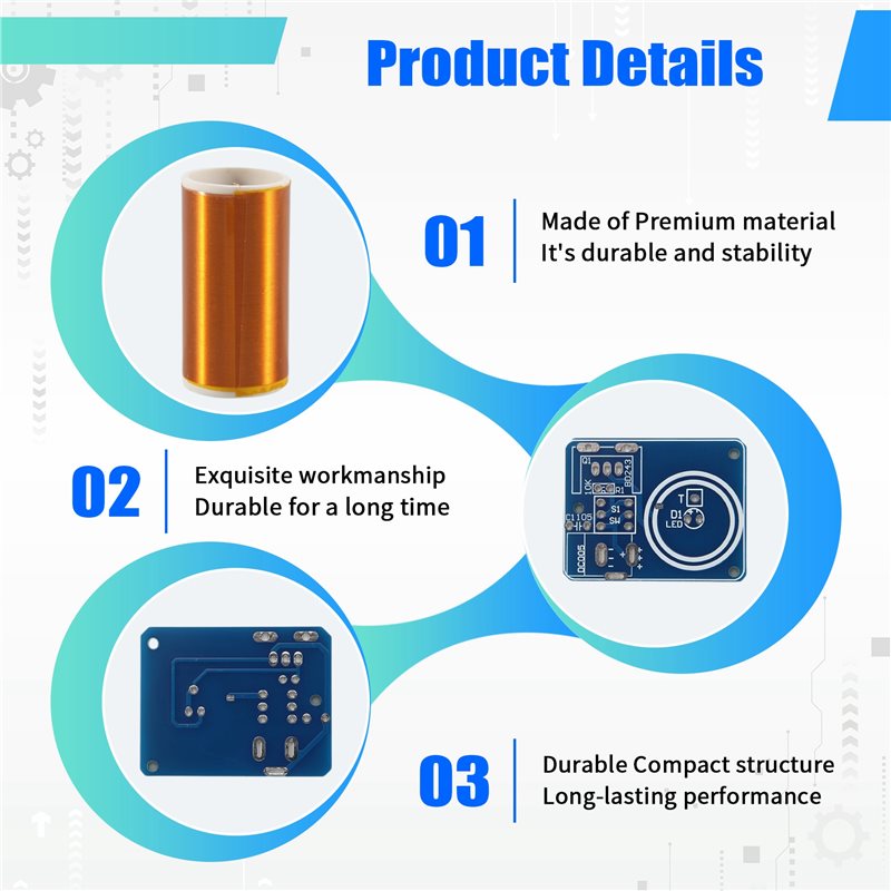 ABJG-BD243ミニテスラコイルキット空のライトテクノロ - Diy Electronics Kits のレビューと価格