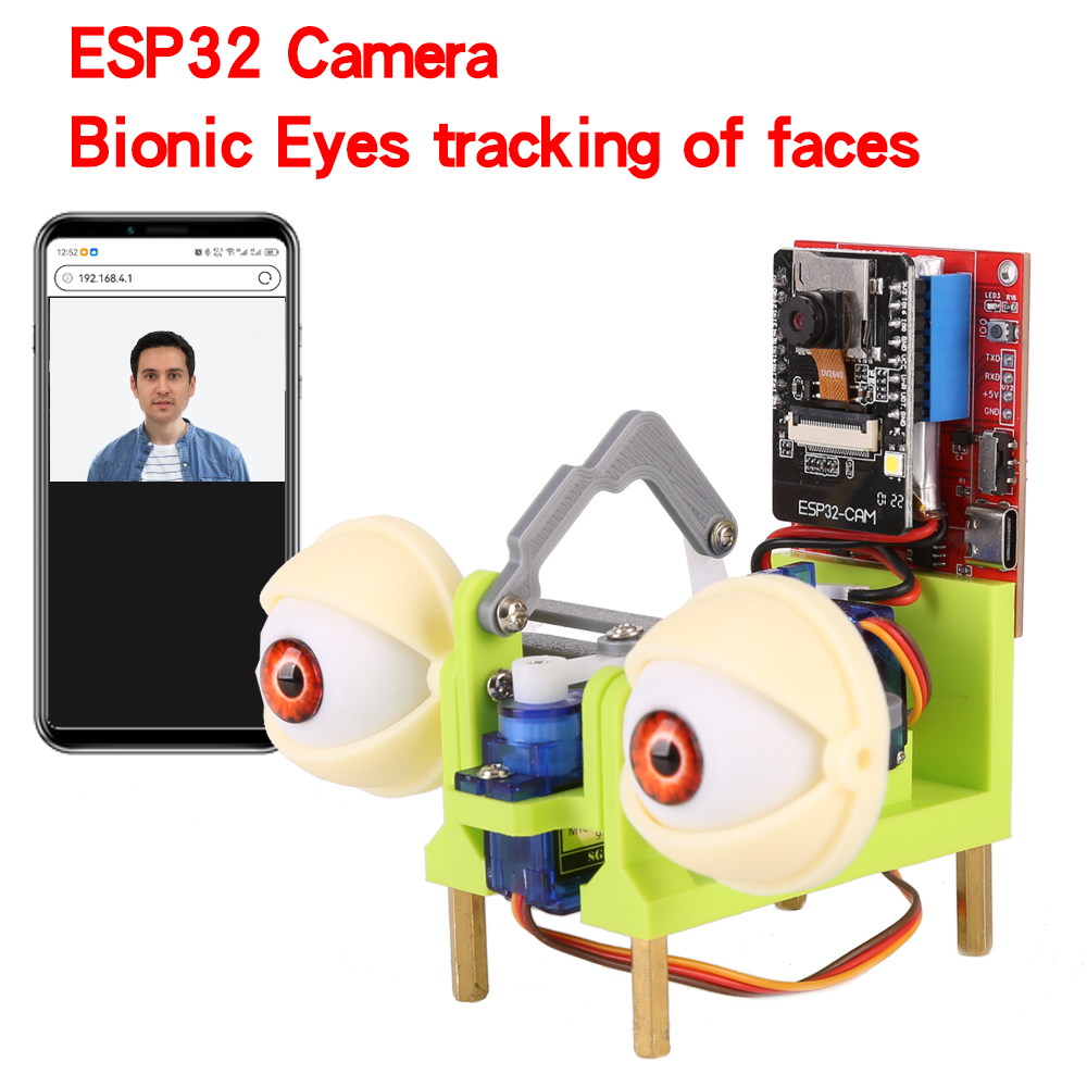 WatchEye ESP32 カメラ バイオニック アイ 顔 - Diy Electronics Kits のレビューと価格