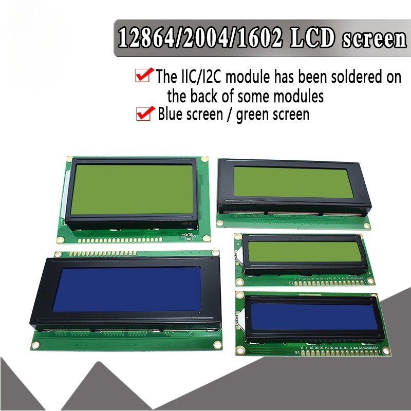 LCD 1602 2004モジュール ブルーグリーン画面 A - I2C Lcd Display のレビューと価格