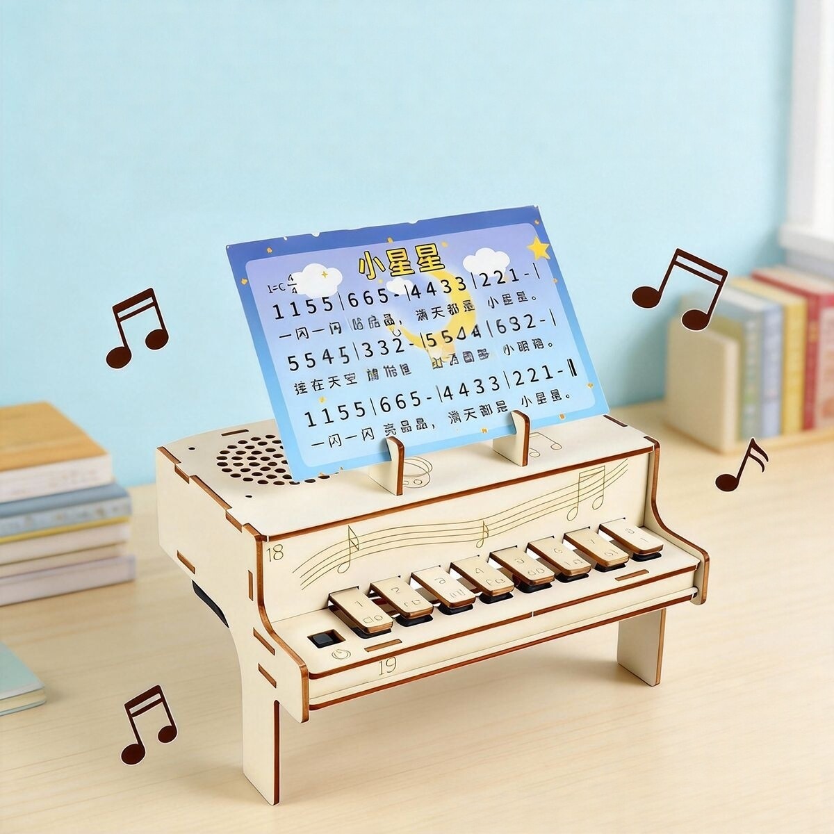 DIY 木製電子ピアノモデル STEM 組み立てキット物理学 - Diy Electronics Learning Kit のレビューと価格
