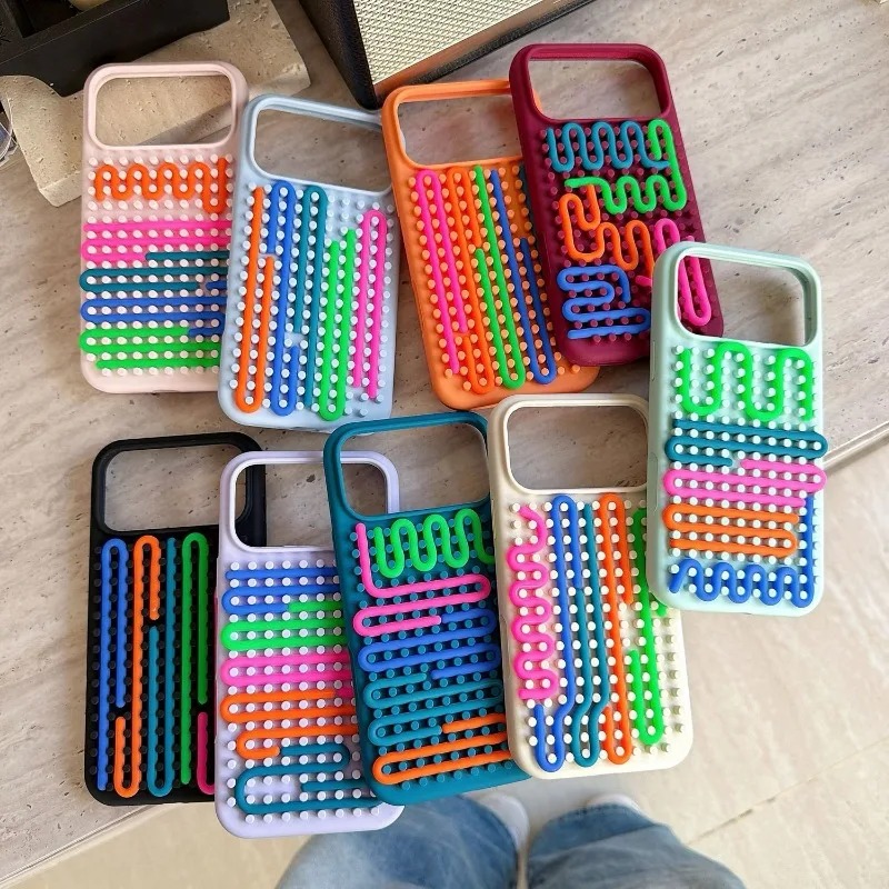 円筒形ラビリンス減圧パズルフォンケース Apple iPho - Diy Electronics Case のレビューと価格