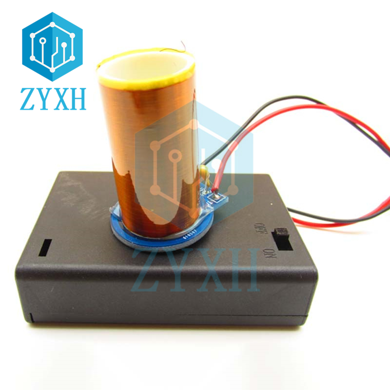 ミニテスラコイル,DC 4.5v,パワーバッテリーボックス付 - Diy Electronics Kits のレビューと価格
