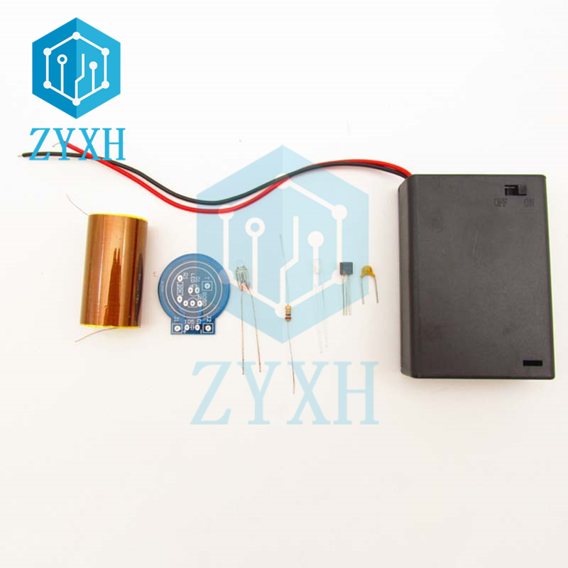 ミニテスラコイル,DC 4.5v,パワーバッテリーボックス付 - Diy Electronics Kits のレビューと価格